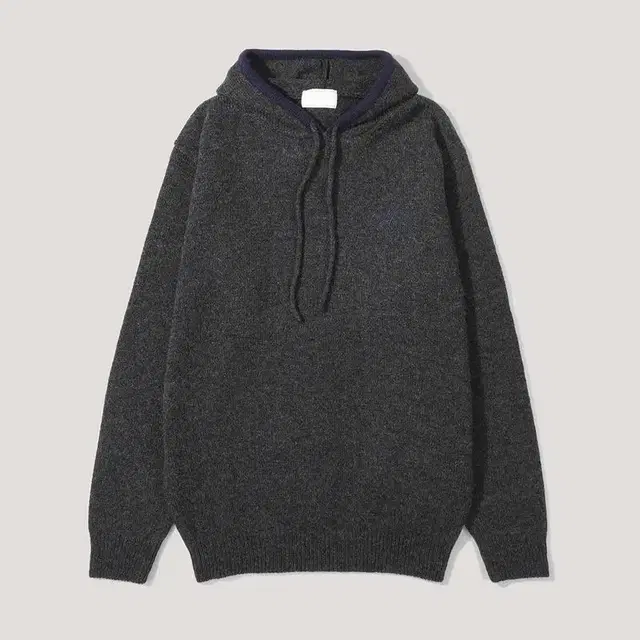 모데스트무드 후드니트 LATE HOODIE KNIT CHARCOAL