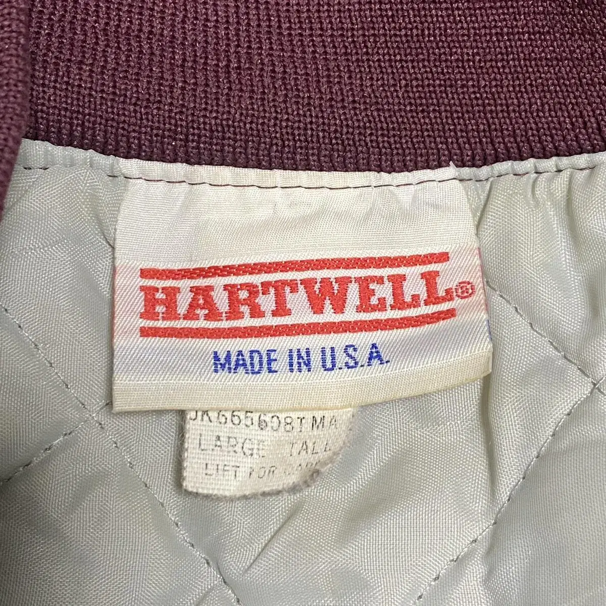 HARTWELL 하트웰 90s USA 바시티 자켓 L