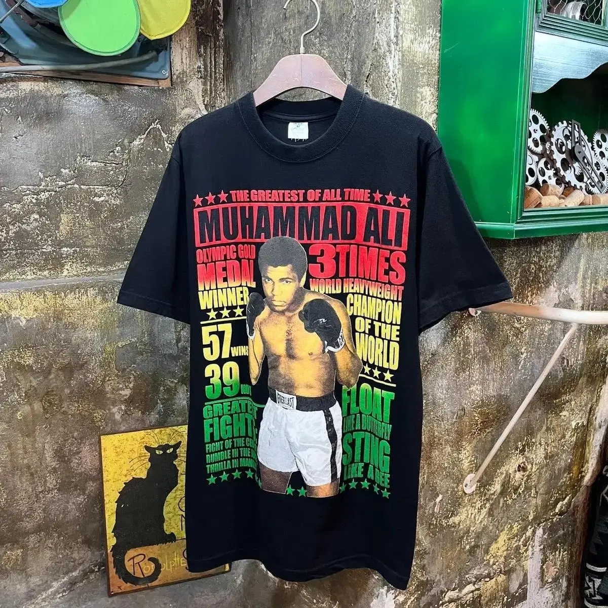 Vintage Muhammad Ali Printed Short Sleeve T-shirt