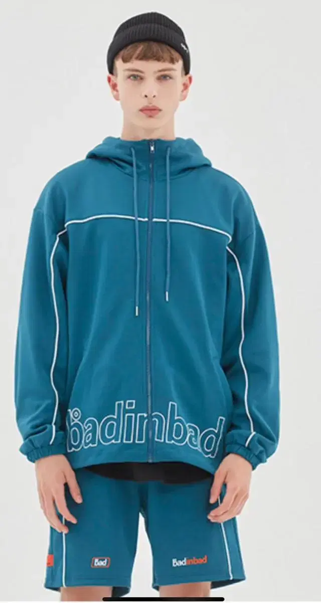 Badinbad Jersey Material L Hooded Zip-Up sell does/new/