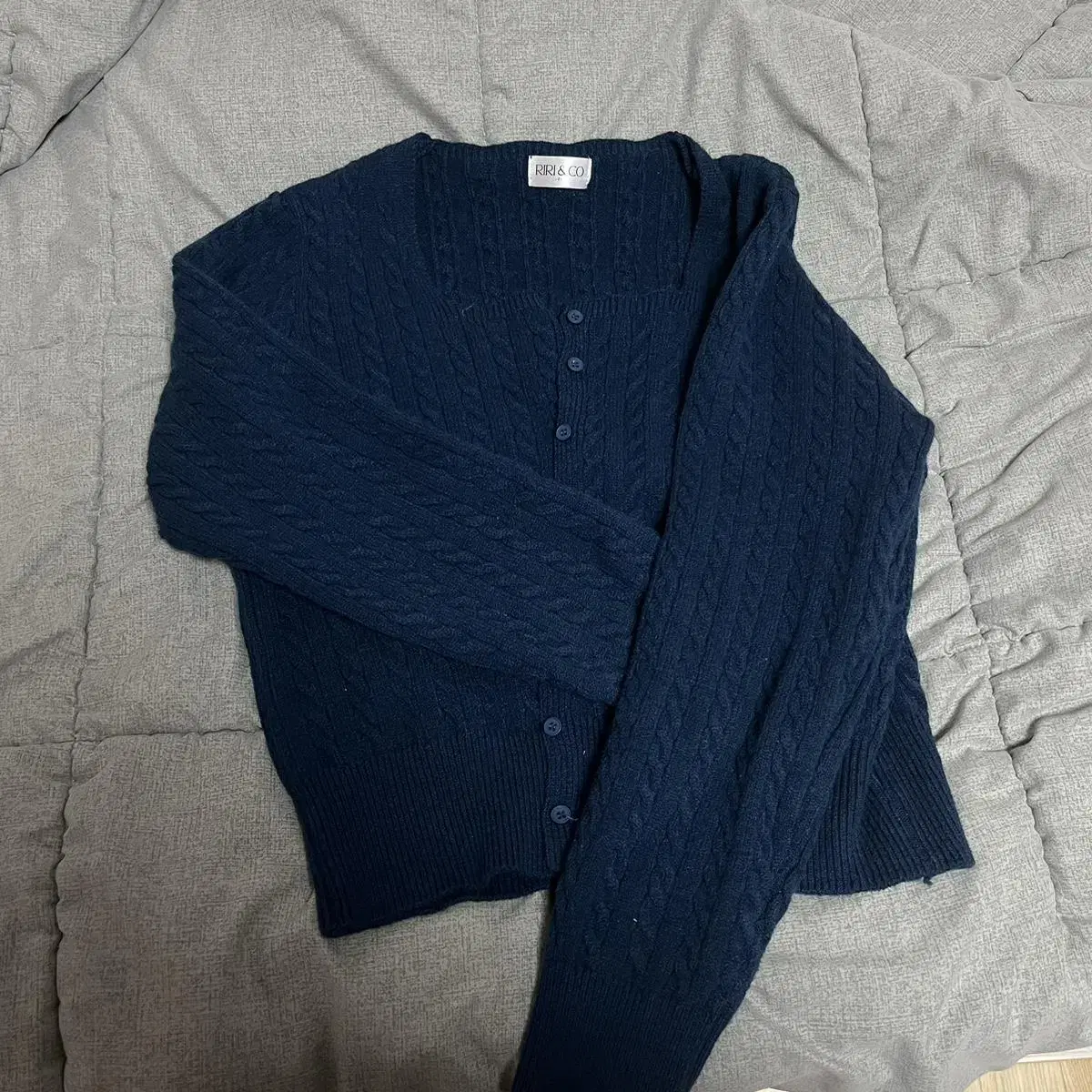 Lily & Co. Knit Cardigan Navy 2 sizes Now price guide removed