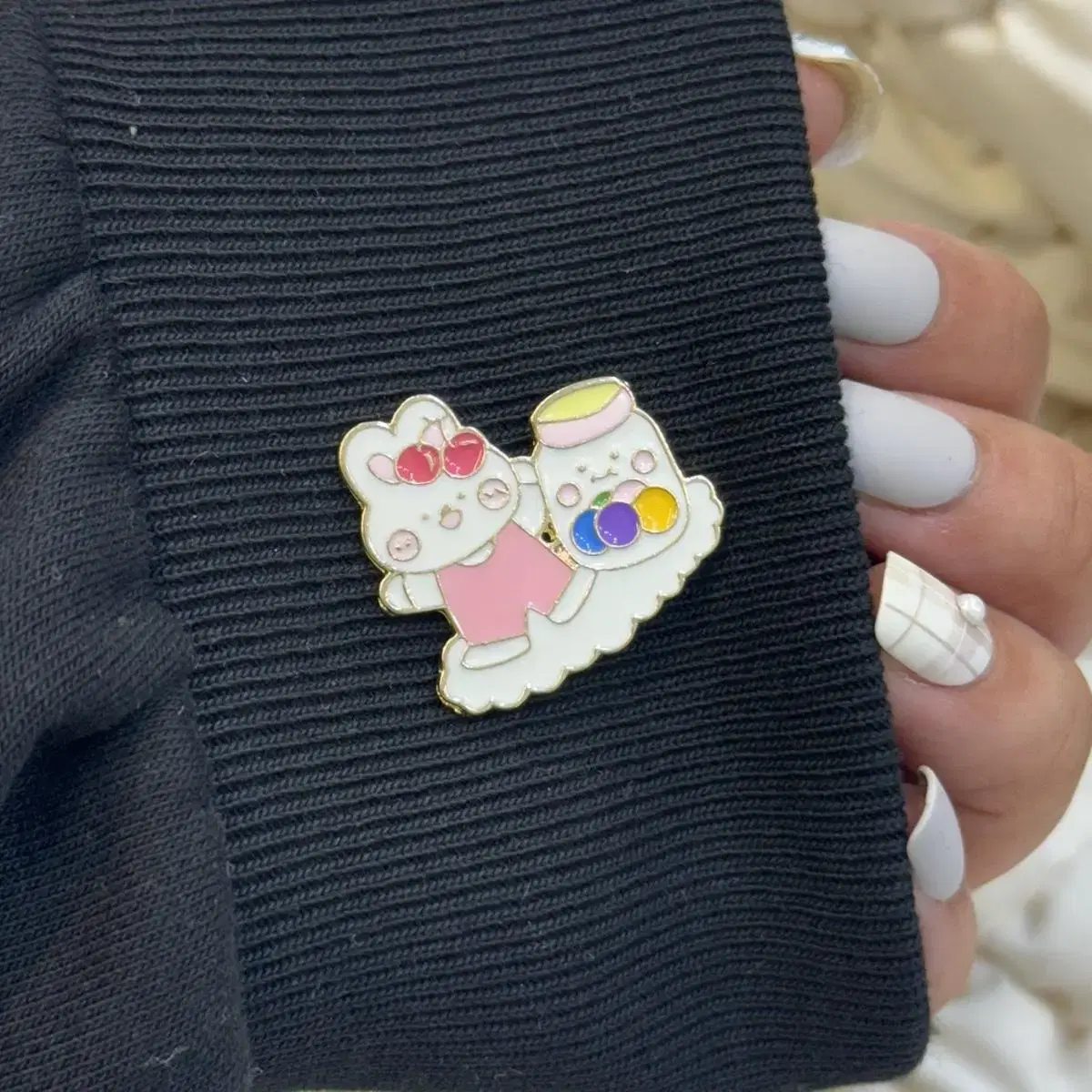 Cute Bunny Badge