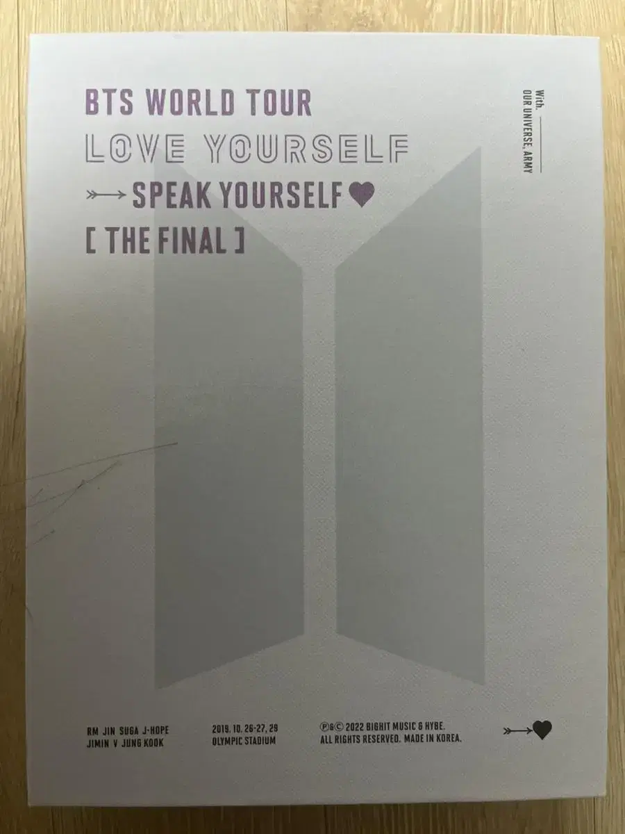 방탄 방탄소년단 스픽콘 DVD 판매합니다