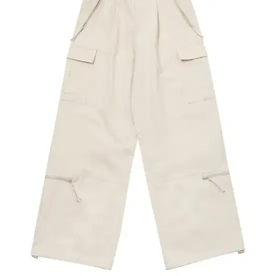 Senci 센시 카고 zip point cargo pants beige