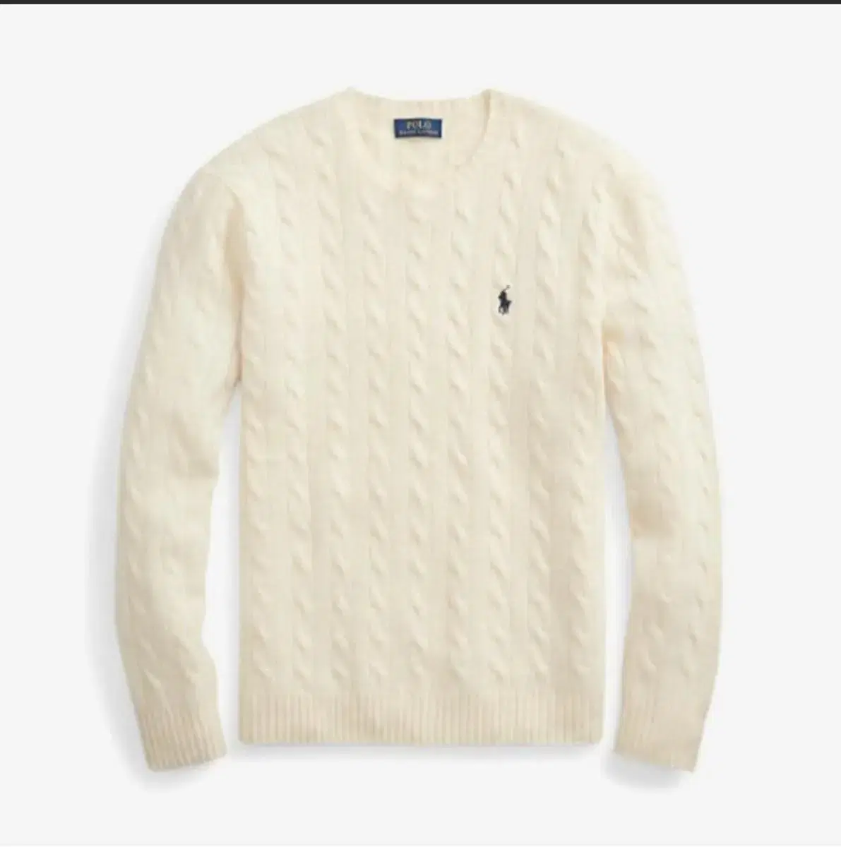 (size M) Polo Ralph Lauren Cable Wool Cashmere Sweater New