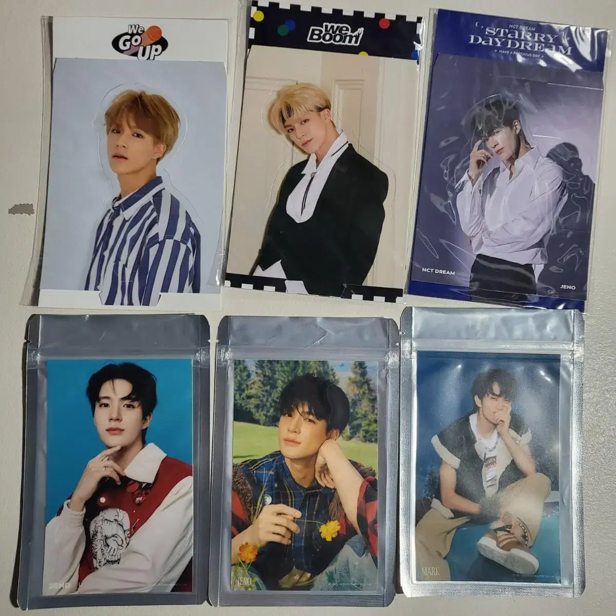 NCT jeno hologram 4x6 photocard Set