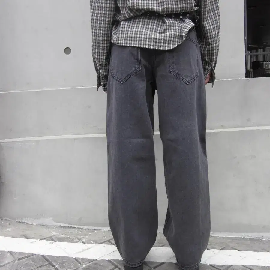 dad 디에이디 pintuck denim pants(gray)