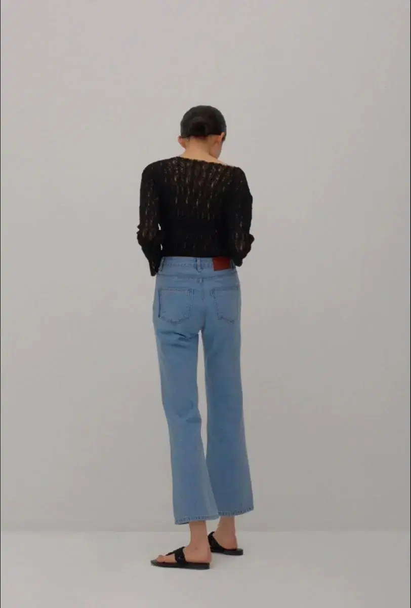 다이애그널 shadow pocket denim pants