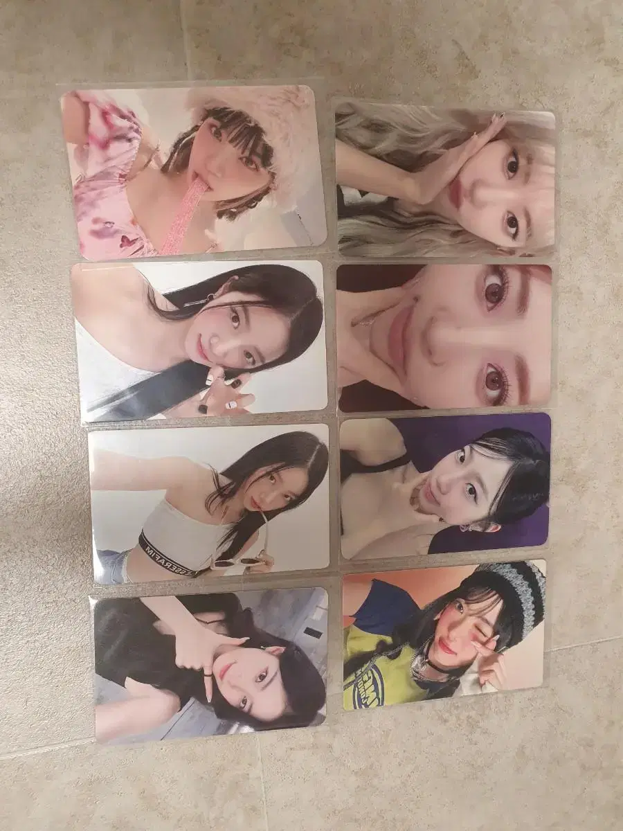 Le Sserafim Kura,Yunjin,Zuha,Eunchae Alpo,Unreleased Photocard