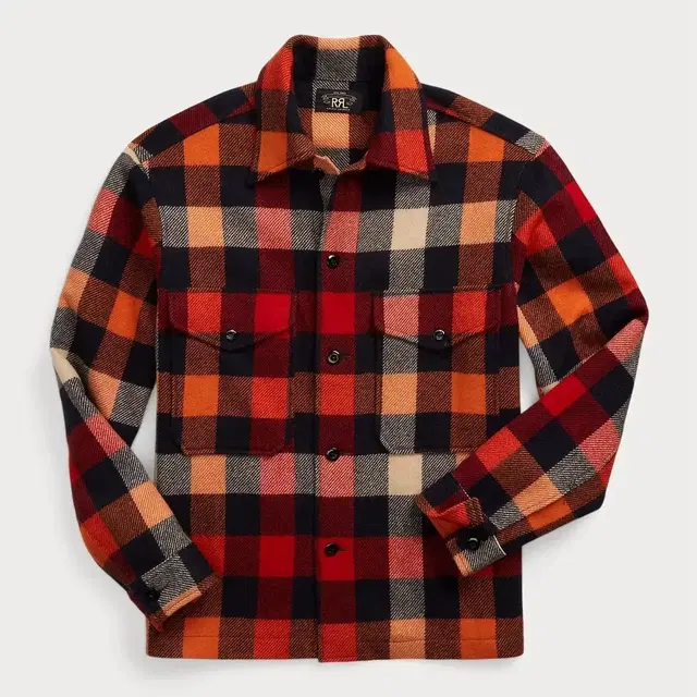 더블알엘 셔츠 자켓 RRL Plaid Wool Shirt Jacket