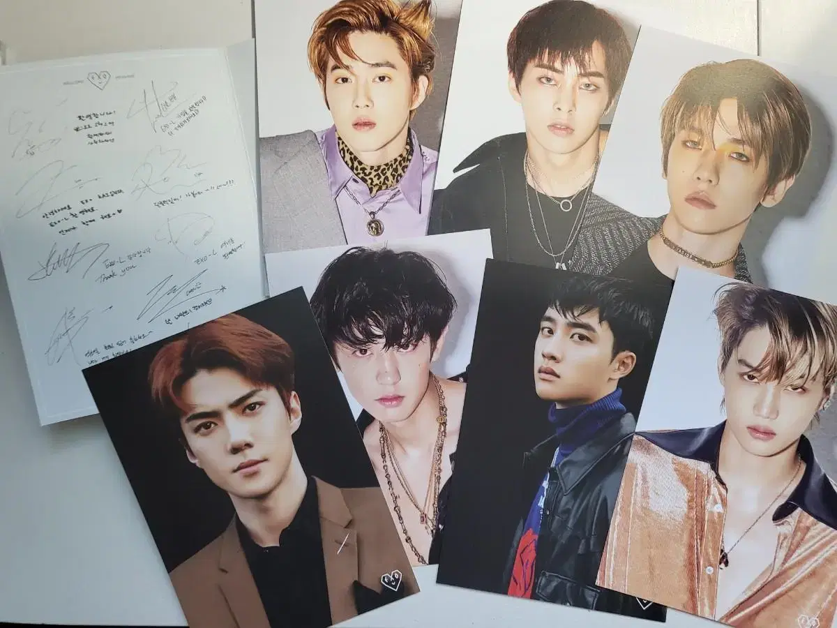 EXO exo Welcome Kit Letterset