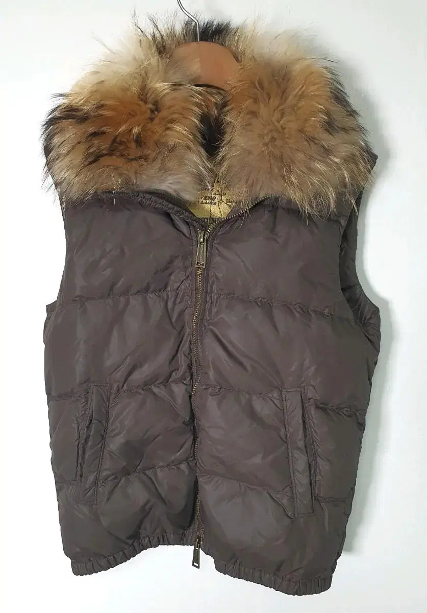 Discreet Raccoon Down Vest