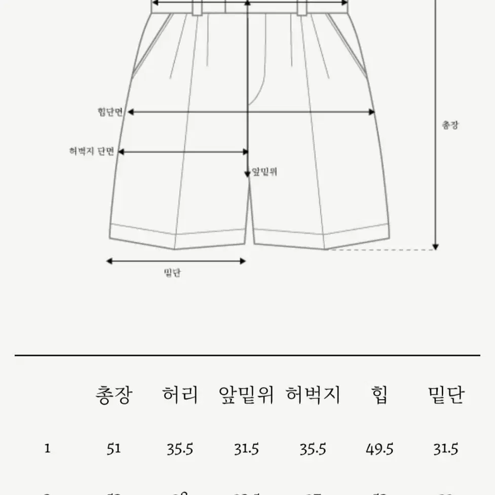 노멜렛 리에베 하프데님 반바지