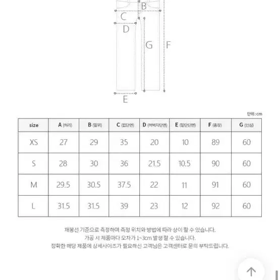 모디핏 투버튼 하이웨스트 데님 스키니 진청 s