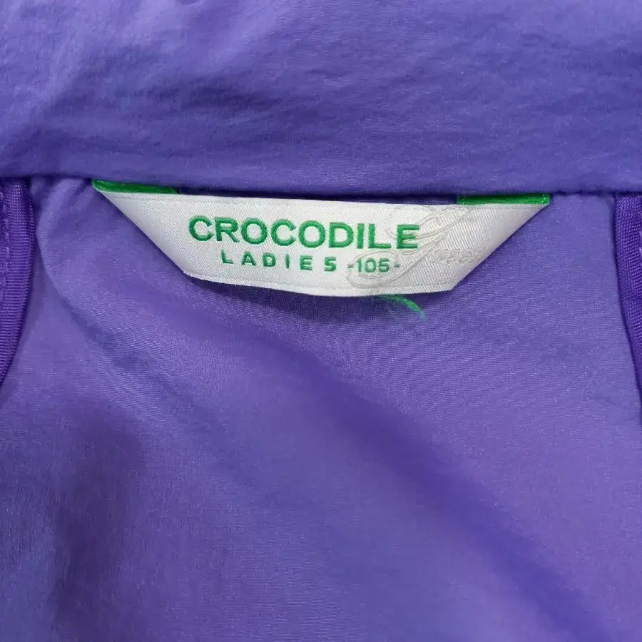 XL105 Crocodile ladies 스판 바람막이 보라 XL-249