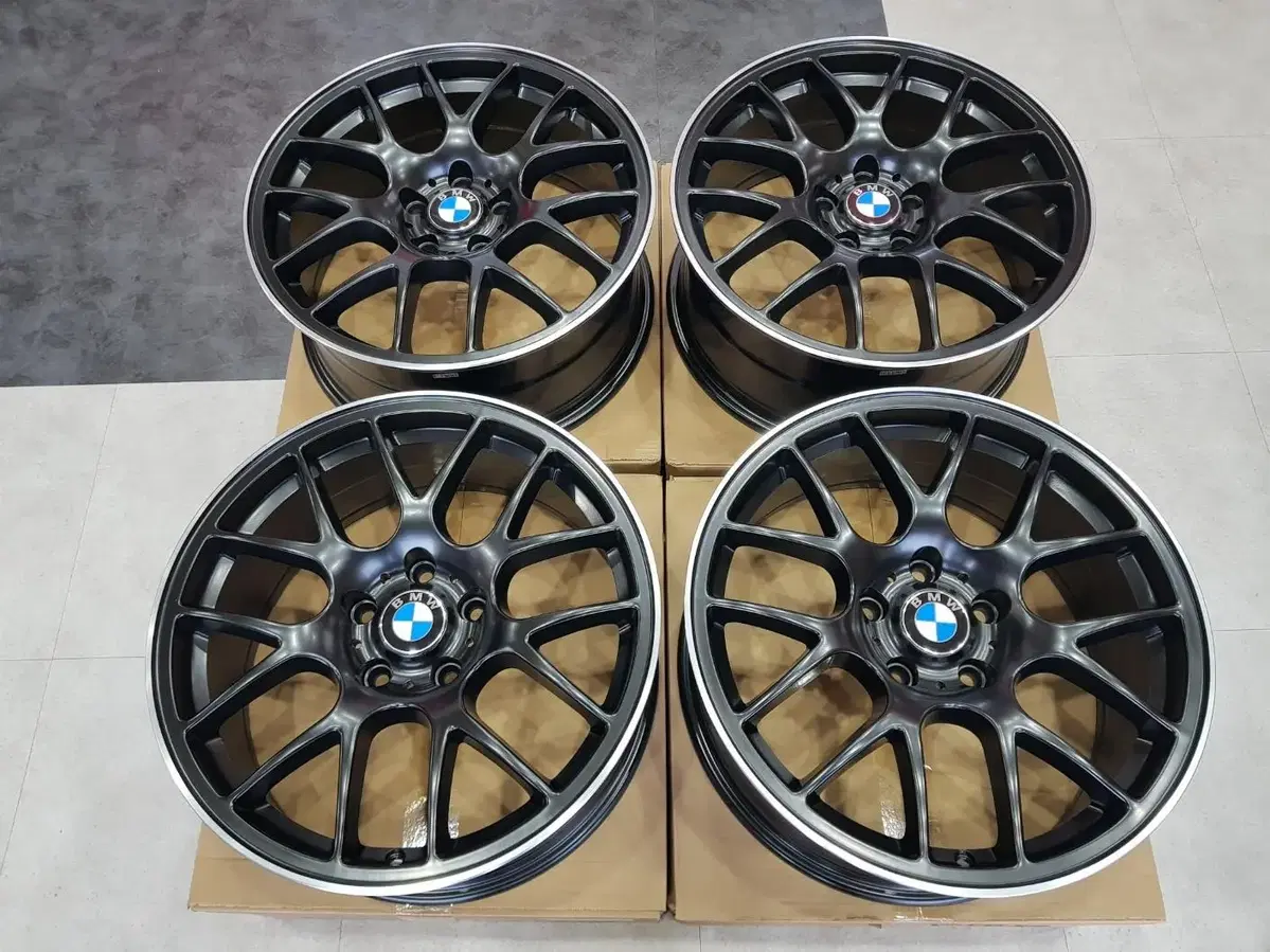 18인치 CHR 사제 신품휠 PCD120 BMW 전용 림타입 무광블랙 휠