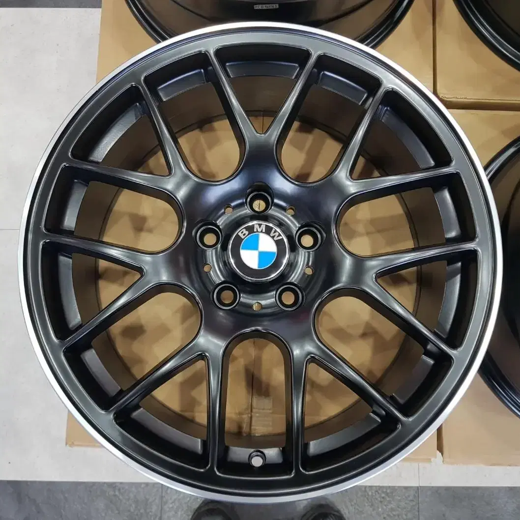 18인치 CHR 사제 신품휠 PCD120 BMW 전용 림타입 무광블랙 휠