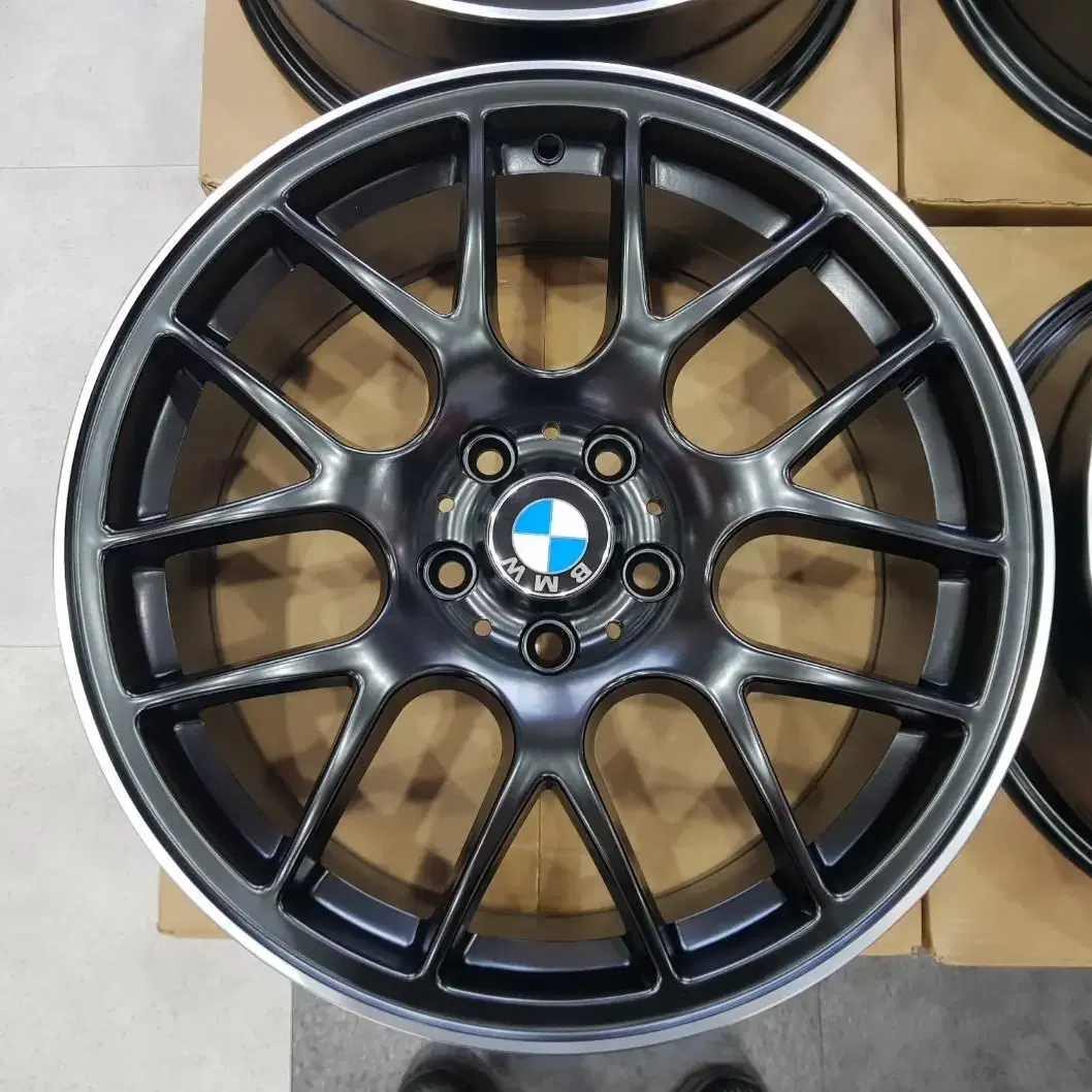 18인치 CHR 사제 신품휠 PCD120 BMW 전용 림타입 무광블랙 휠