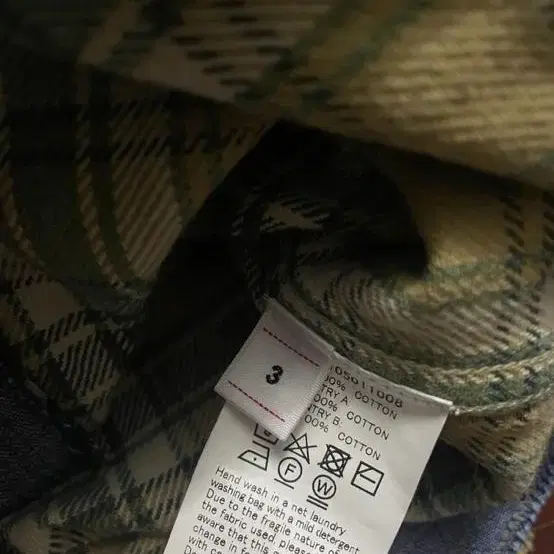 [3]비즈빔20SS LUMBER럼버CHECK L/S CRASH