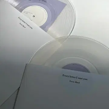 백예린 Every letter I sent you 일반반 LP 투명 | 브랜드 중고거래