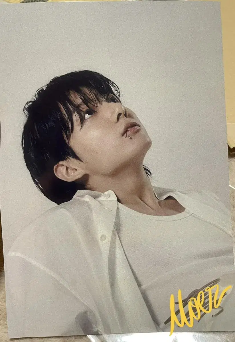 Bangtan jungkook Golden autographed poster.