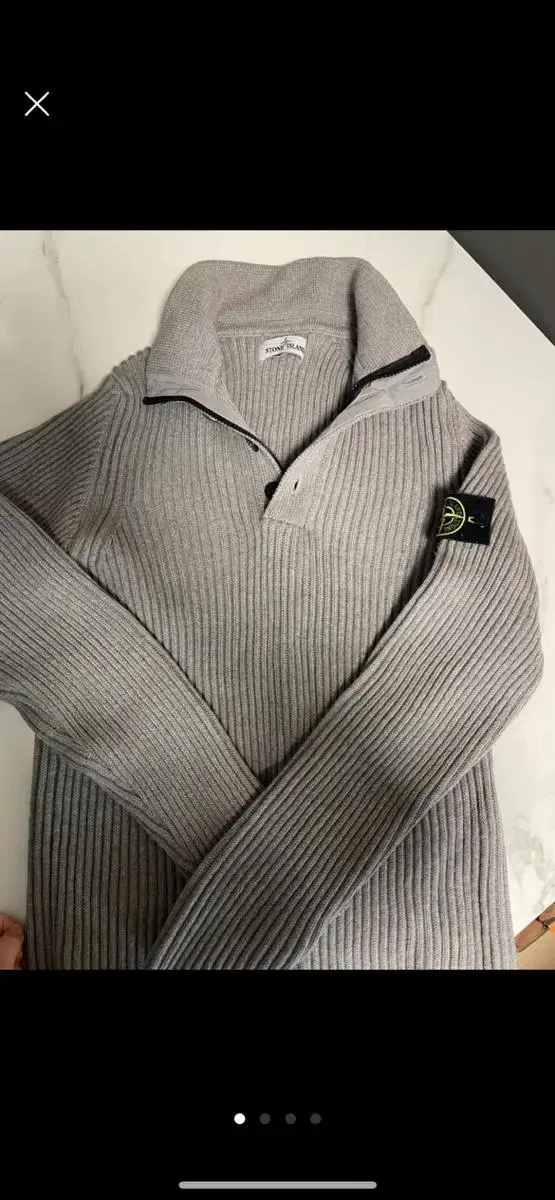 100% Stone Island ribbed knit