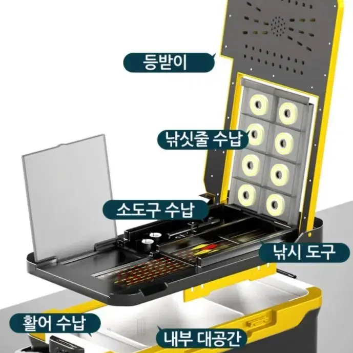 SEATA 38L 캐리어 손잡이형 아이스박스