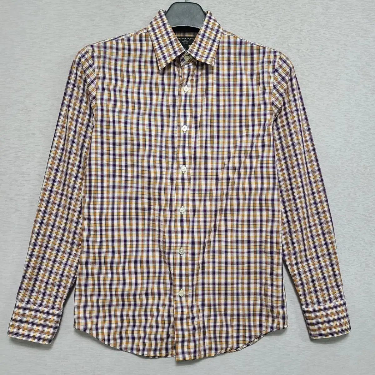 Banana Republic Ganseason check shirt M95 ㅡ1105