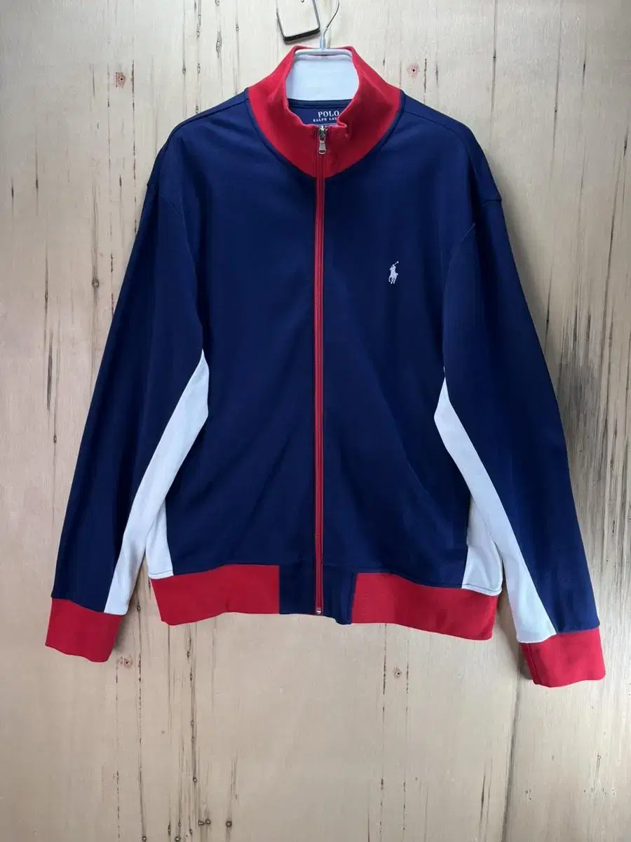 (L) Polo Ralph Lauren Cotton Track Jacket Navy