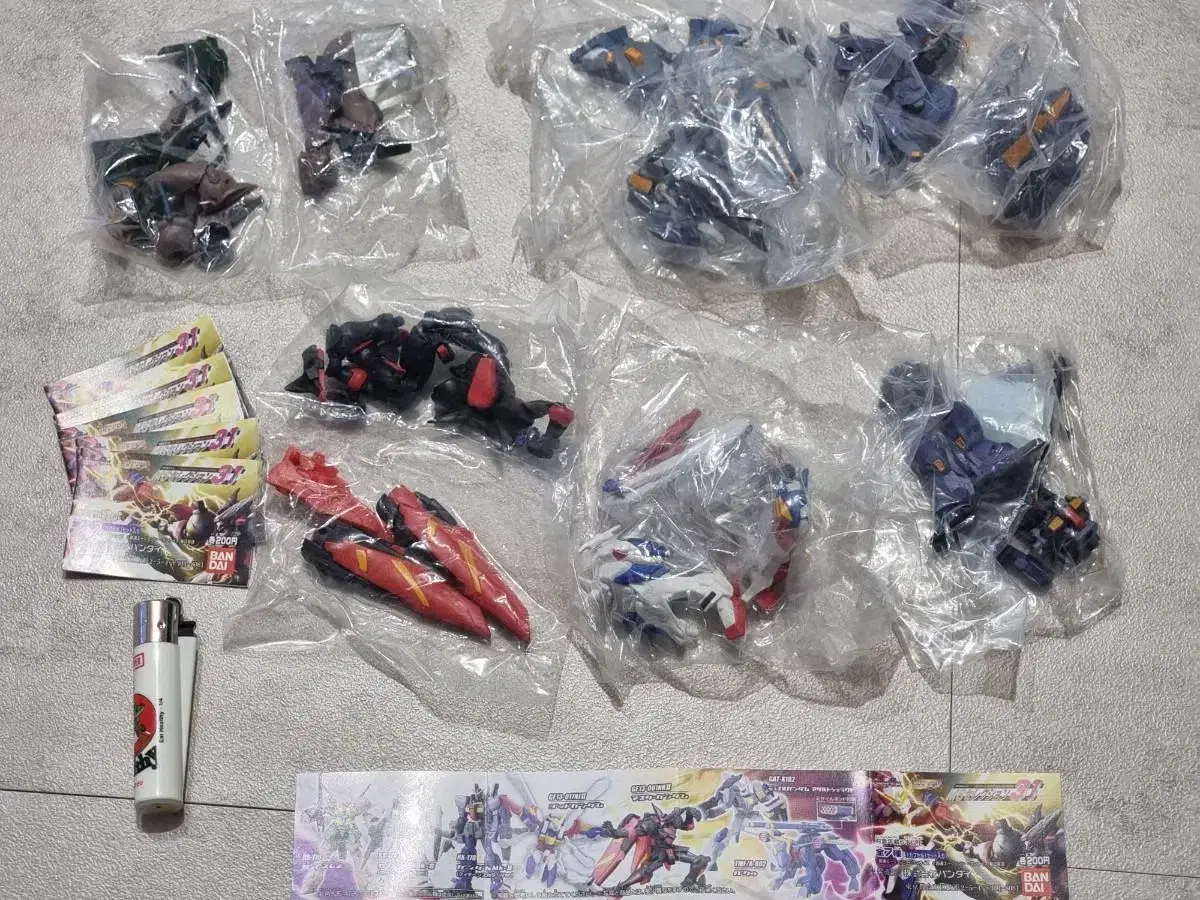 Bandai Gachapon HG Series MS Selection 31 Gundam Mark 2 and 6 others