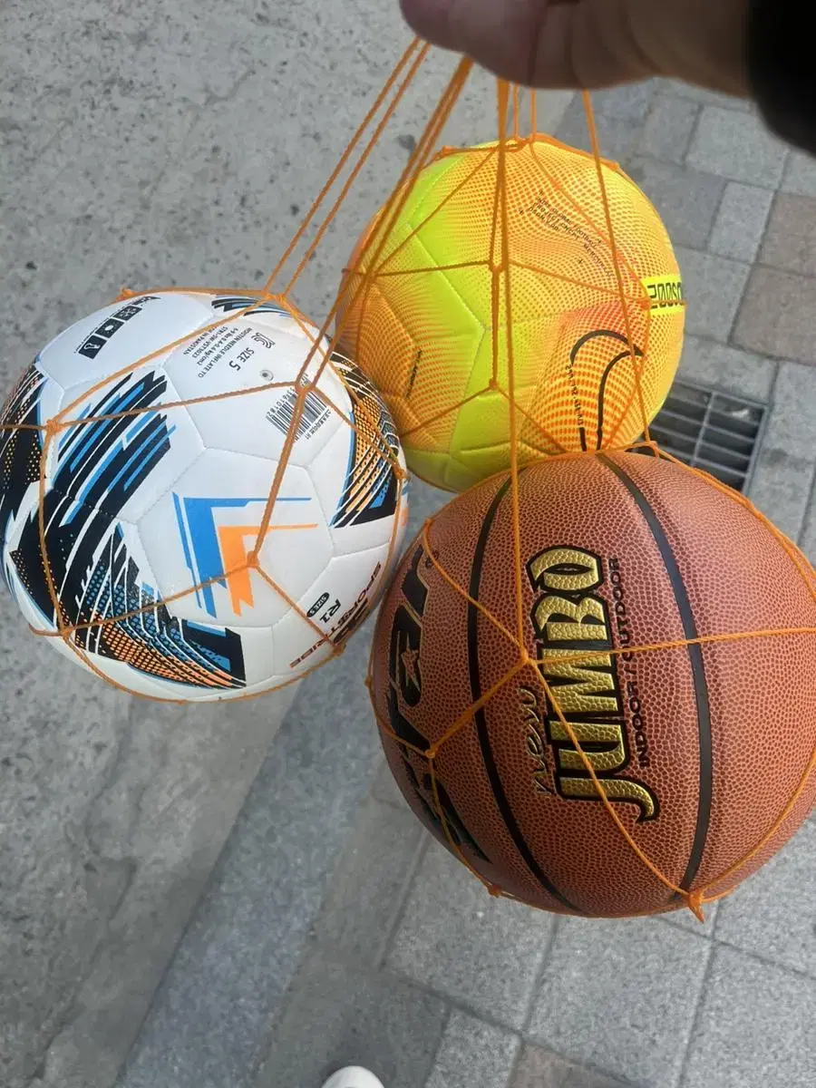 We sell soccer and basketball balls that are not in use.