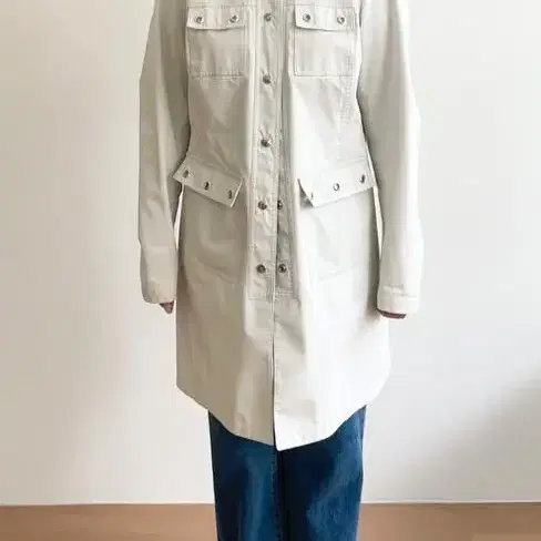 PRADA  BELTED LONG COAT