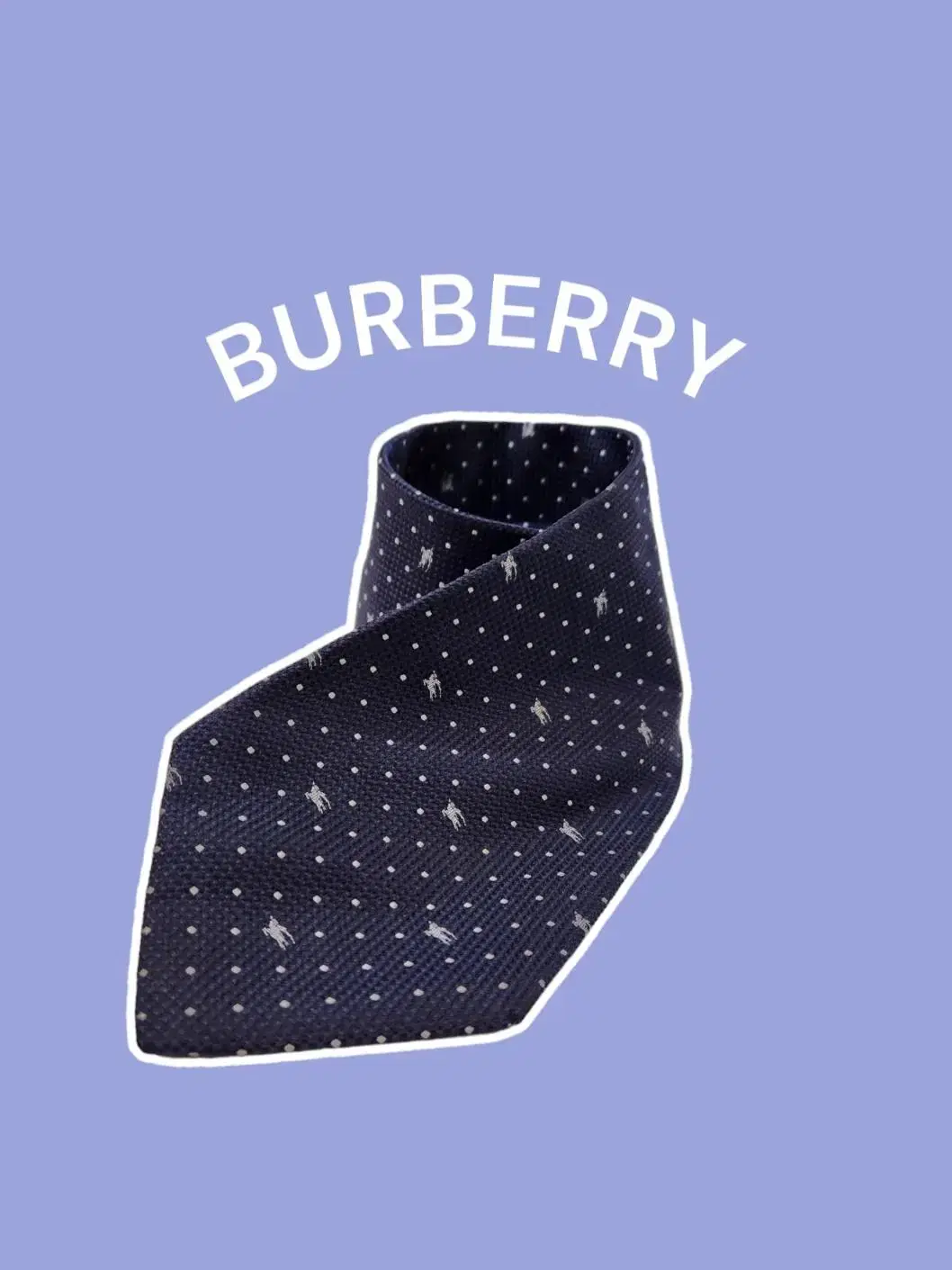 BURBERRY Burberry Italian-made silk tie