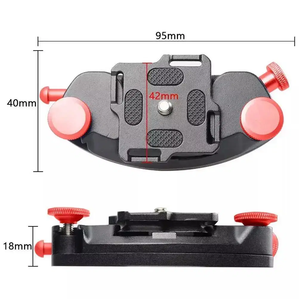 카메라벨트클립 카메라퀵릴리스 마운트 짐벌 홀더플레이트흔들림방지 허리벨트