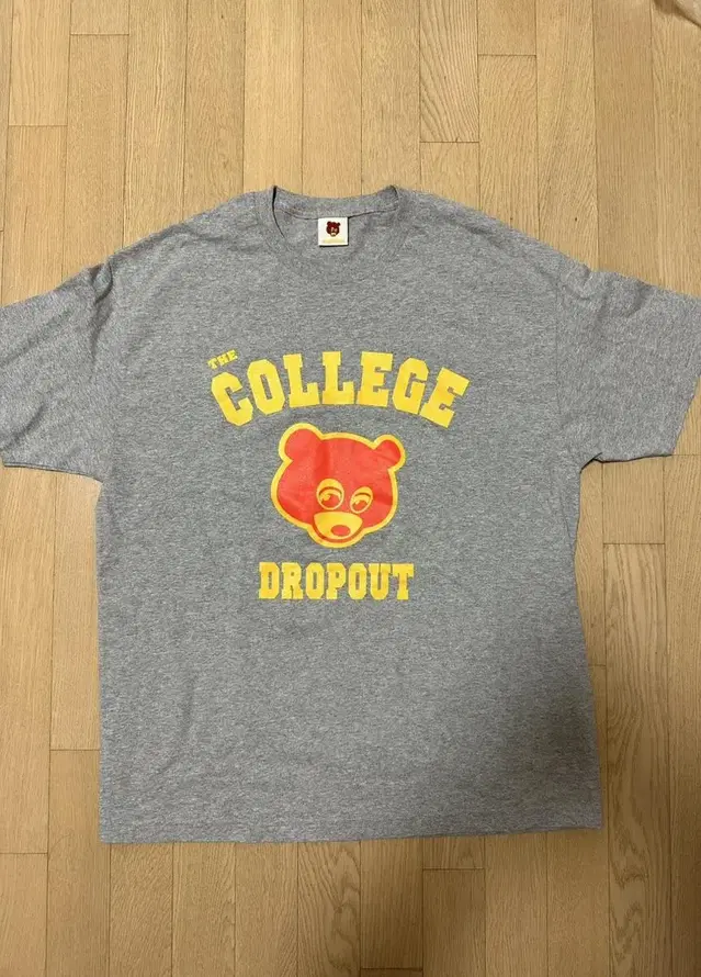 (XL) 칸예 웨스트 college dropout 빈티지 투어티 그레이