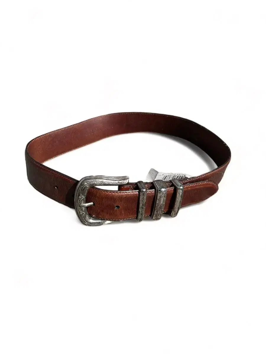 vintage fossil western leather belt