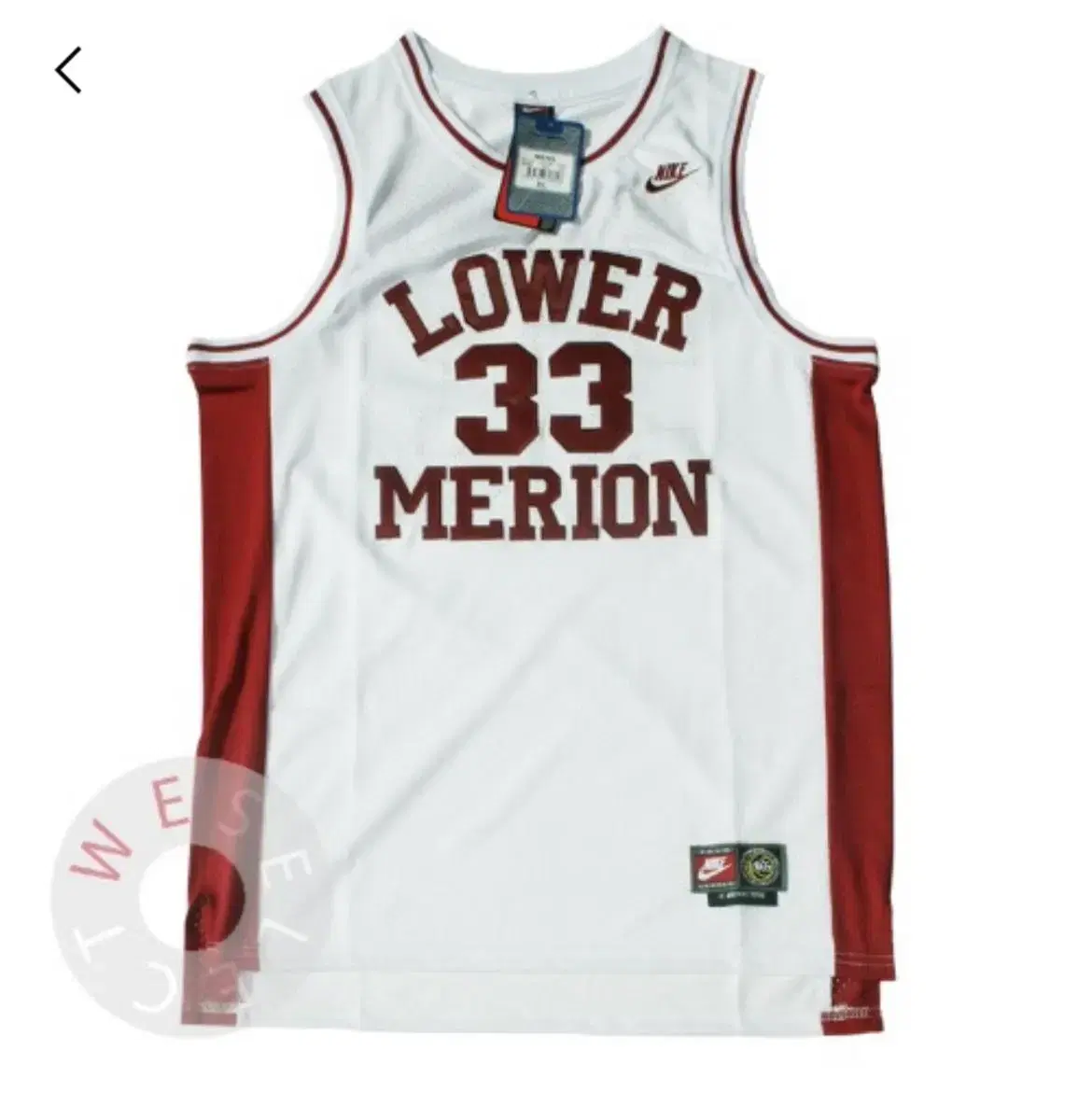 Lower merion basketball white uniform jersey