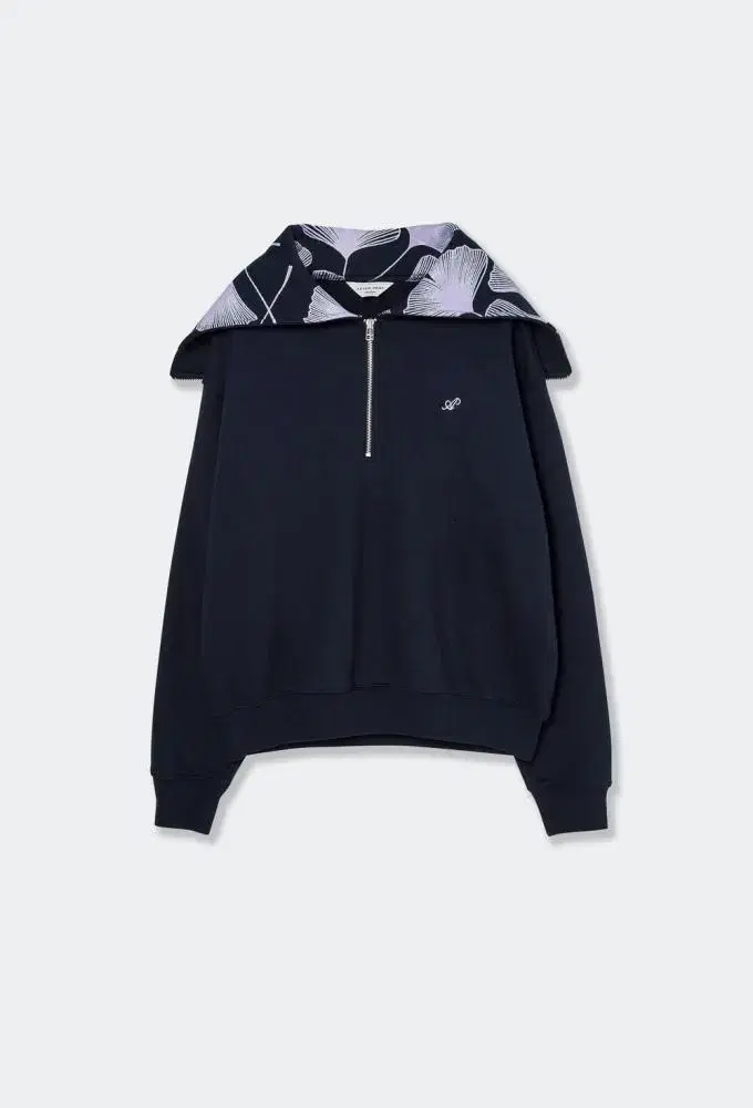 Afterpray Half Zip Hoodie Navy M L New