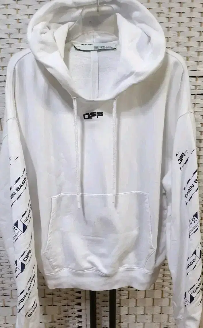 (1810) Off-White Hoodie Overfit 105 XL