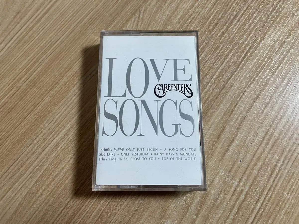 카펜터즈 베스트 Love Songs 카세트 테이프