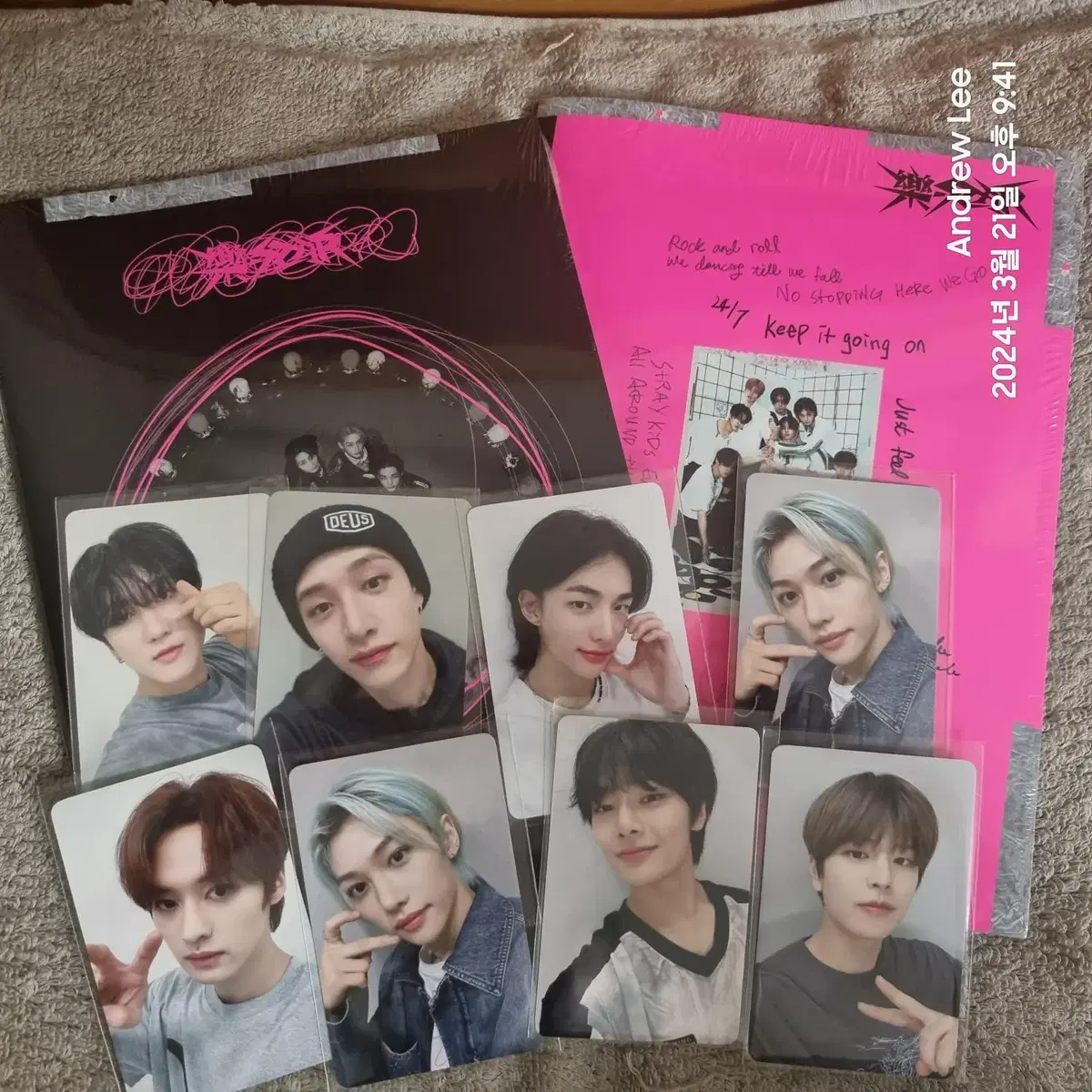 Straykids Rockstar sealed album + Lucky Draw Set (with muu)