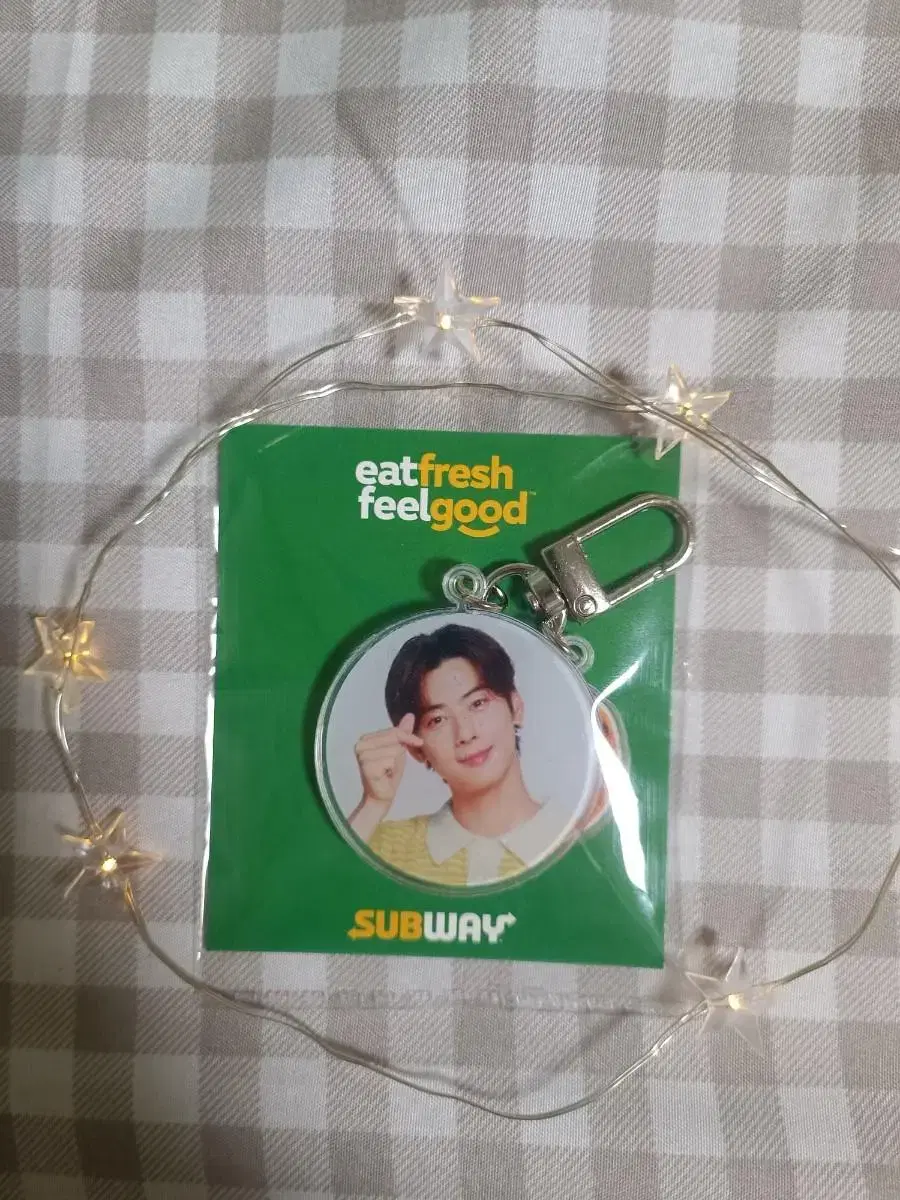 Cha Eunwoo Subway Keyring