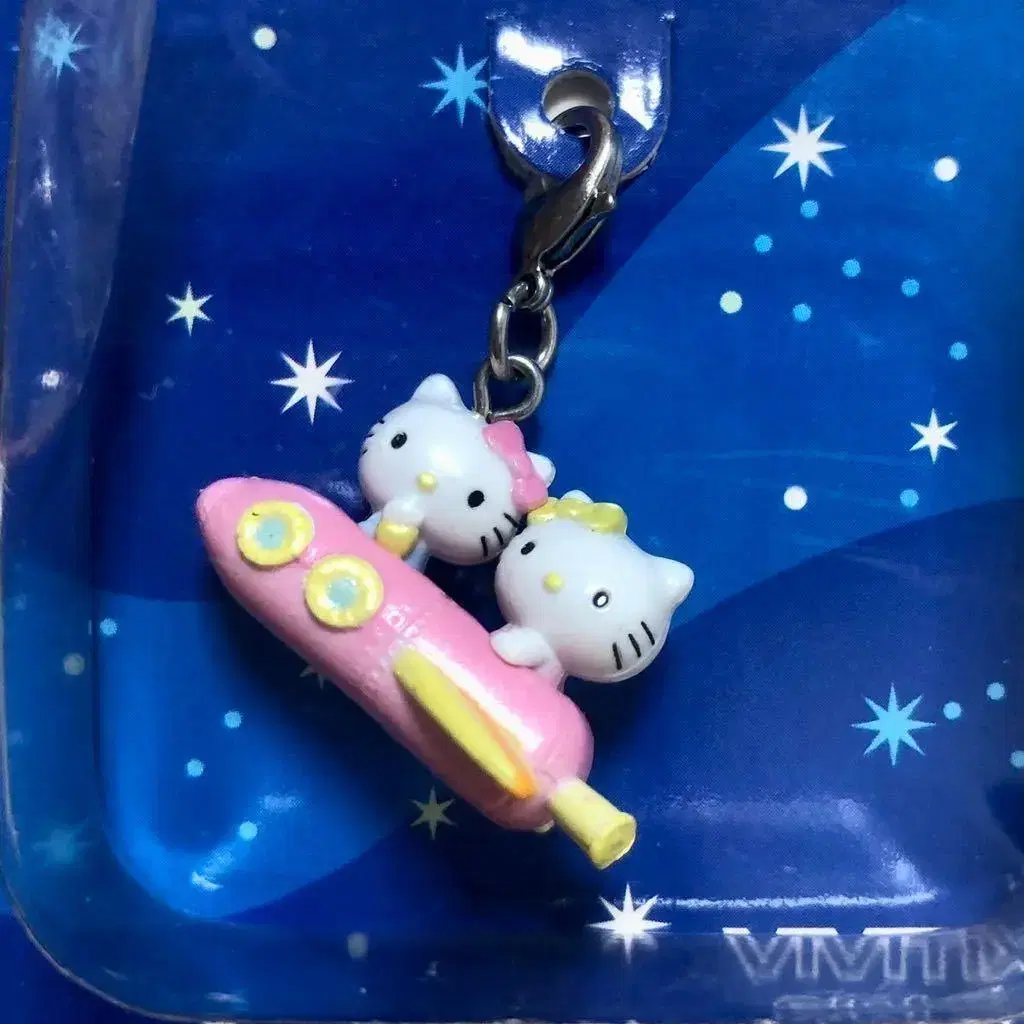 Rush)BibiTix January Rocket Twin Kitty Strap Boxed