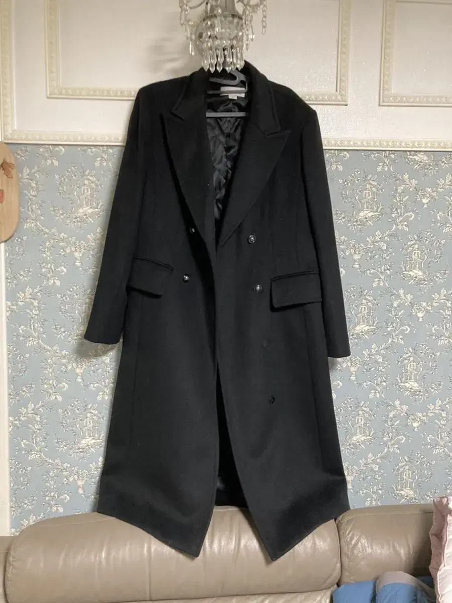 Long coat, quilted coat, wool coat 66-77, slim, new