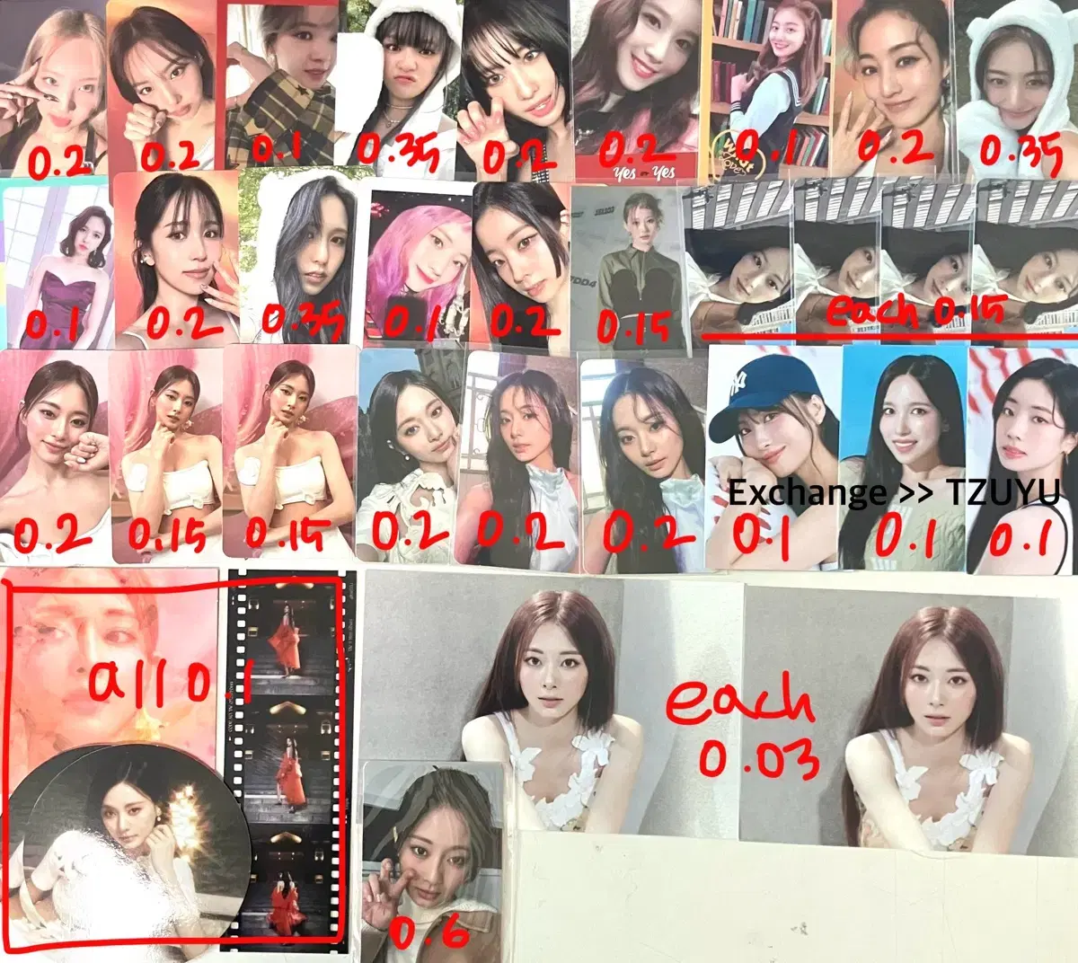 TwiceTwiceNayeonJeonjungYeonmoMamoSanaJihyoMinaNadaHyunChaeyoungTzuyu AlphormyFearFear photocardunreleased photocard