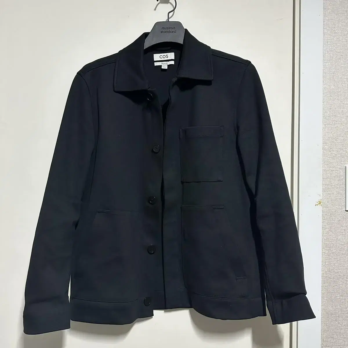 [S(100)] COS COS Minimalist Jersey Jacket