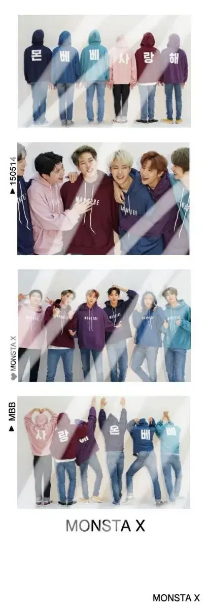 Monsta X Photomatic 4 cut photo for sale!