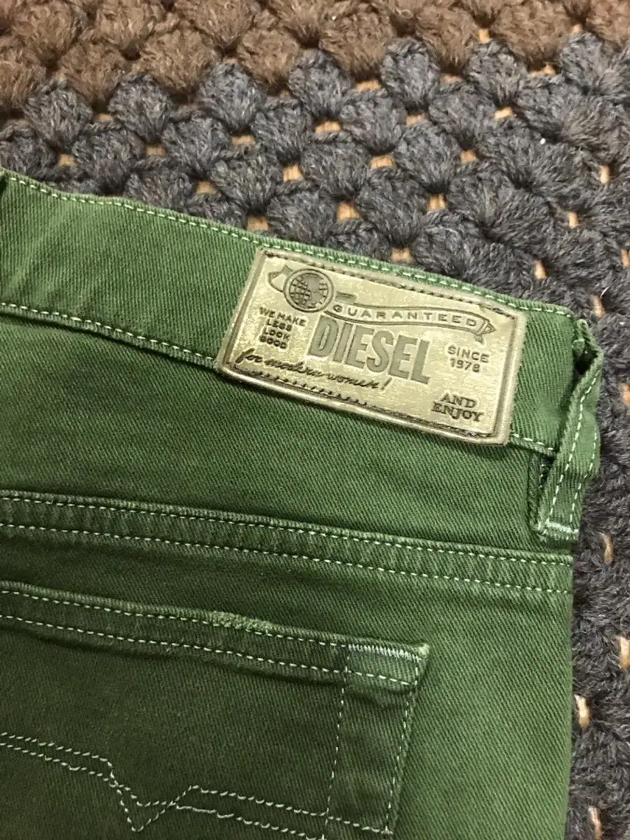 DIESEL green pants