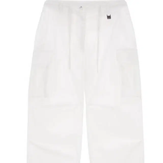 마뗑킴 카고팬츠 M 화이트 CARGO COTTON PANT 여름 바지