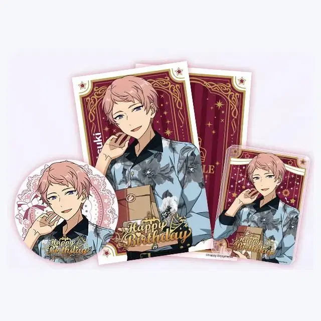 Unsealed) Angsta Itsuki Shu birthday 2nd Midsta Canbadge acrylic Korota